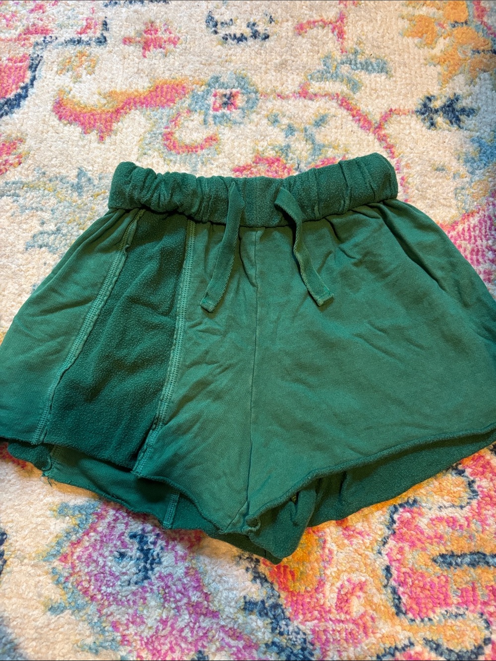Urban Outfitters Dark Green Drawstring Lounge Shorts